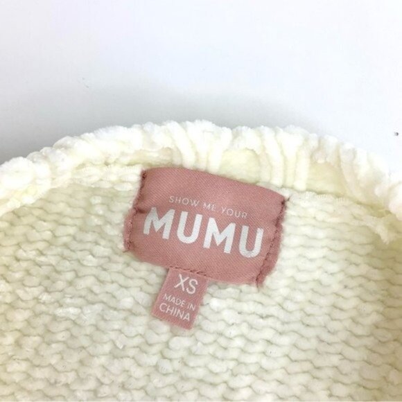 Show Me Your Mumu Chenille Cream Pullover Sweater - Picture 4 of 6